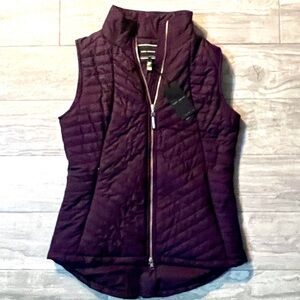 Noel Asmar Deep Purple Quilted Vest